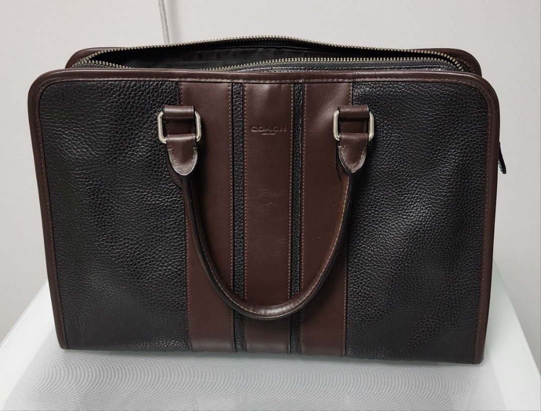 Pre loved Coach Men Leather Working Bag for sale
