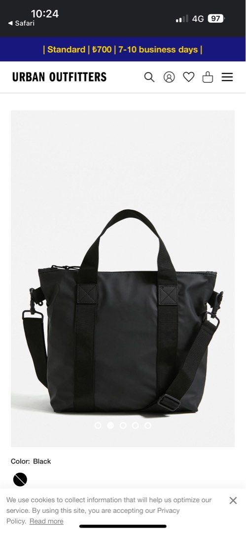 Rains small hotsell tote bag