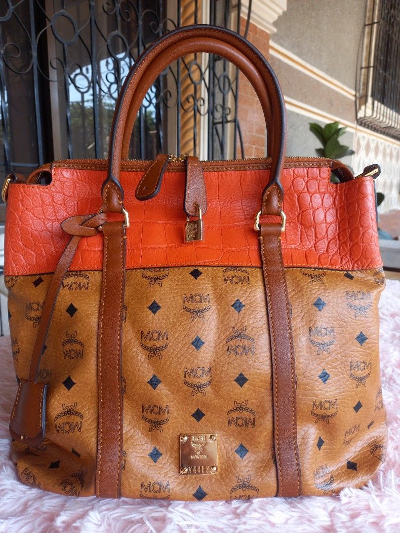 Mcm two way bag clearance