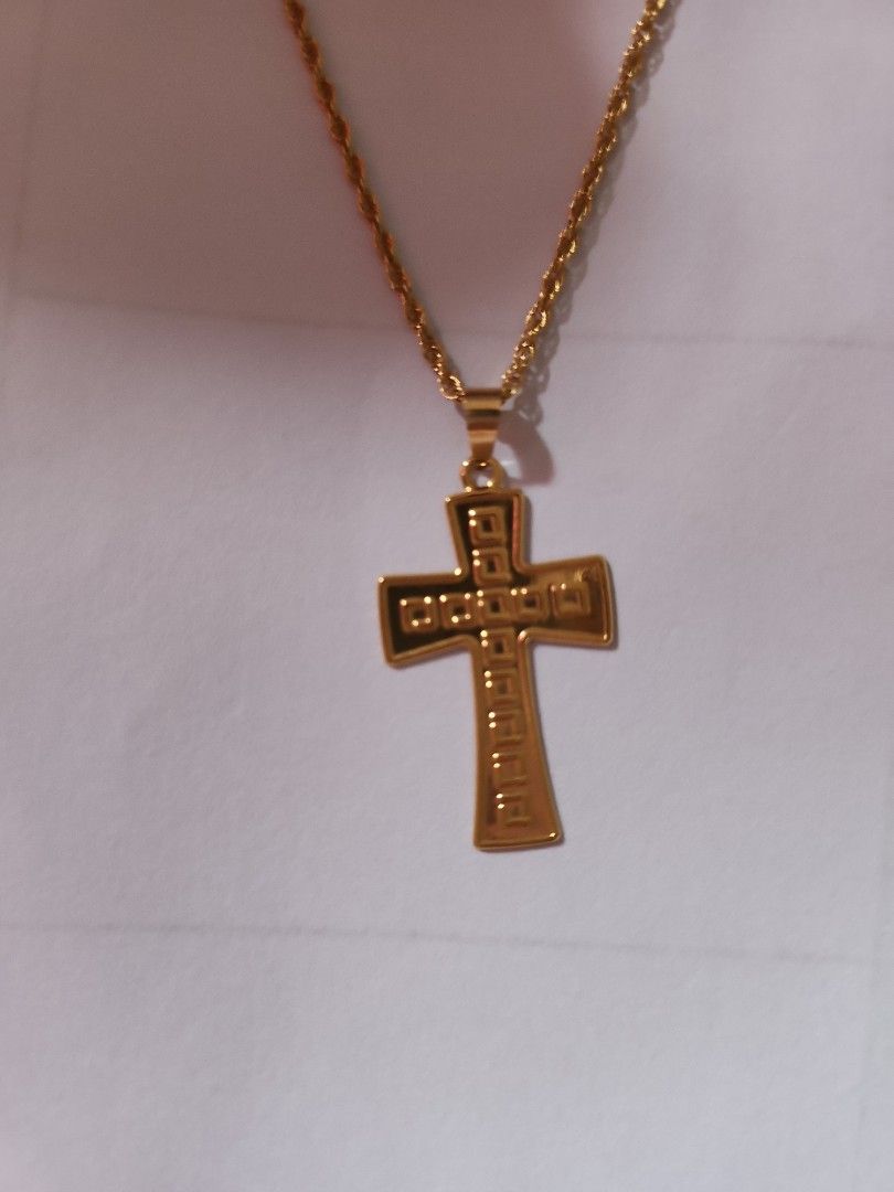 Real store cross necklace