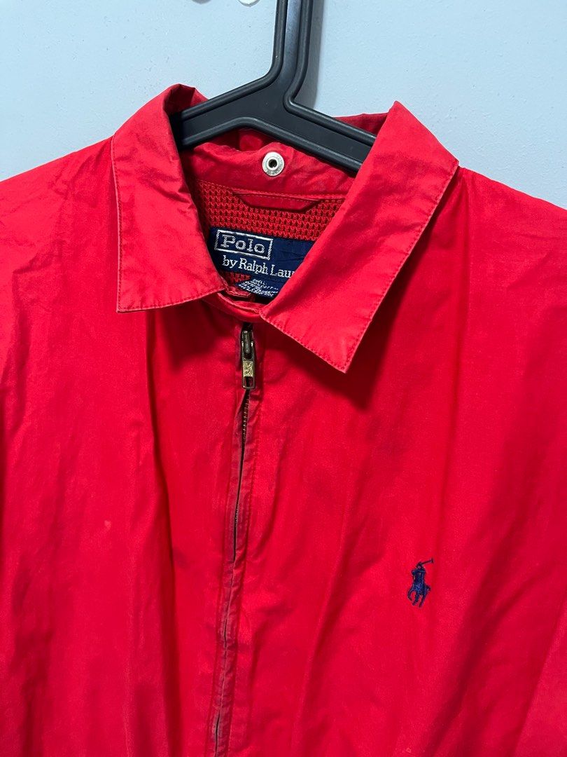 Red polo coat shop