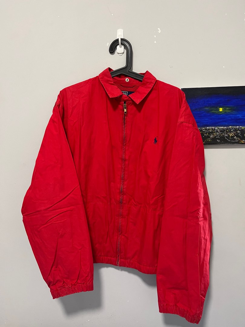 Red polo hotsell coat
