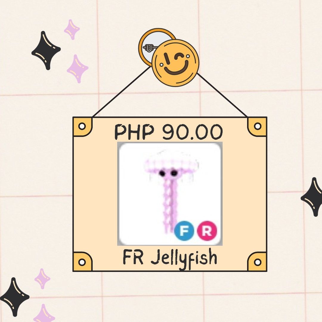 Roblox/Adopt Me | Jellyfish (Category: Others) located in Antipolo. Submitted by loura21 (Listing ID 1276925049, Image 1). Description: The Jellyfish is an Ultra-Rare Pet from UGC Rewards Update January 2024. It is currently worth a little more than the Adopt Me Girl Scooter. It is currently worth a little less than the Neon Green Skateboard. It is currently about equal in value to the Meerkat. PS: Hello guys, I'm selling Adopt Me Pets. I don't m