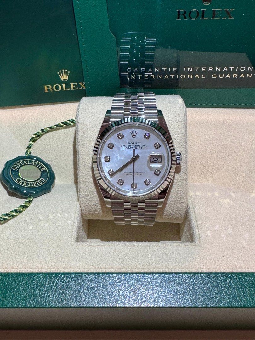 White gold discount rolex with diamonds