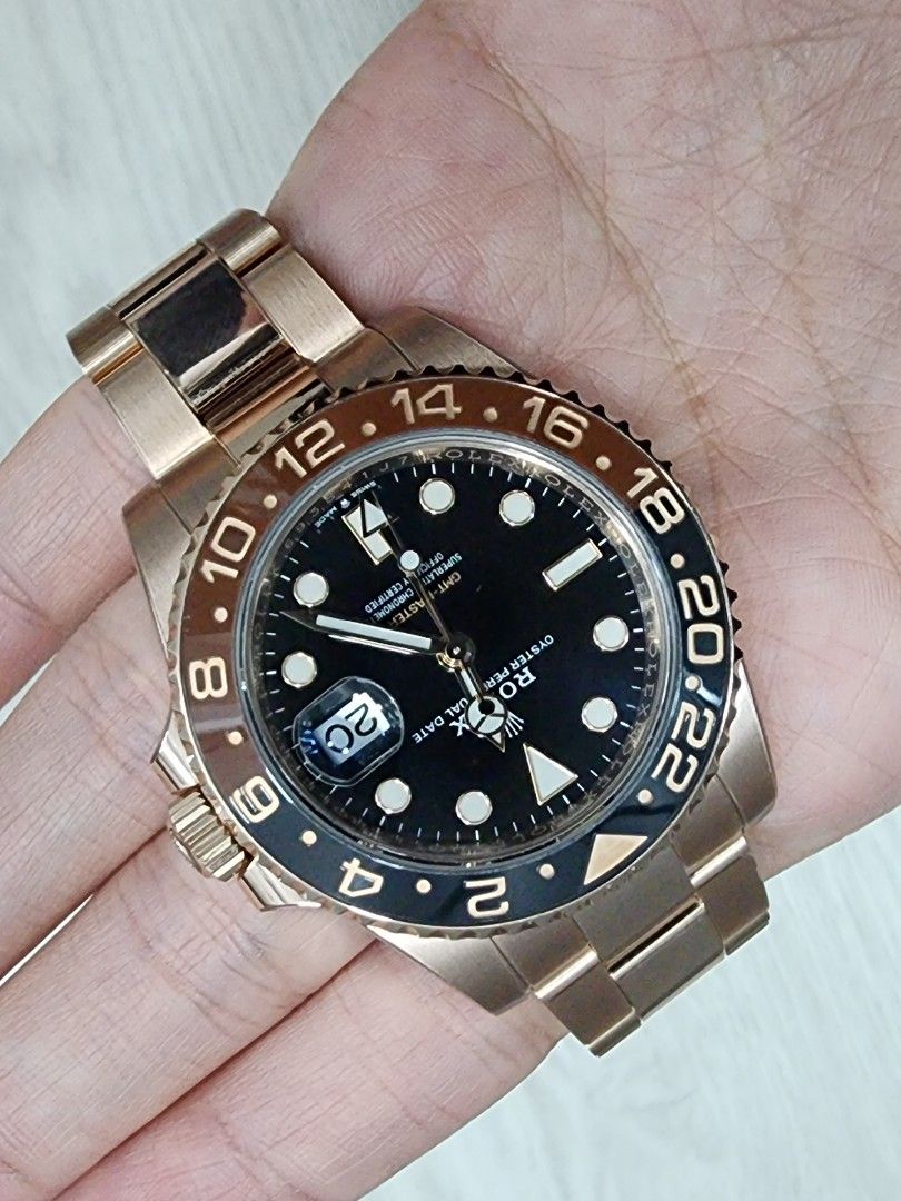 Rolex GMT Master II Full Rose Gold