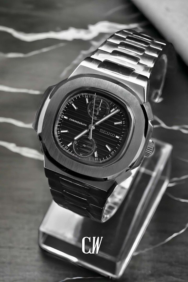 Seiko Nautilus Chronograph Mod VK61 Men s Fashion Watches