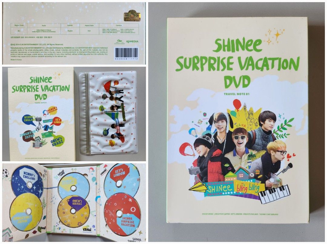 SHINee Suprise Vacation DVD (Limited Edition)