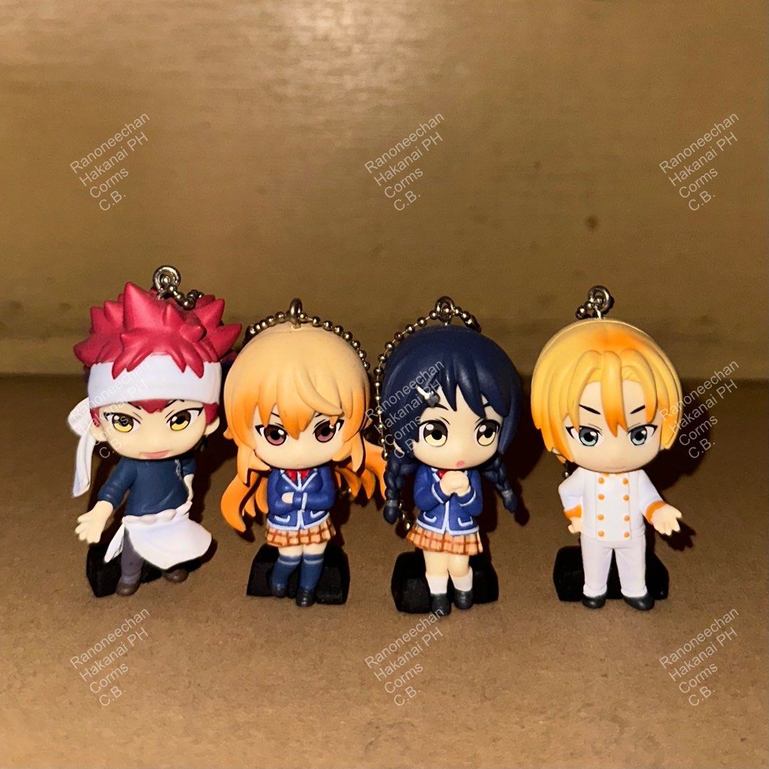 Shokugeki no Soma Mini figure keychain set Hobbies Toys Toys