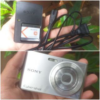Sony Cybershot DSC-W510 (defective) with a new battery and charger