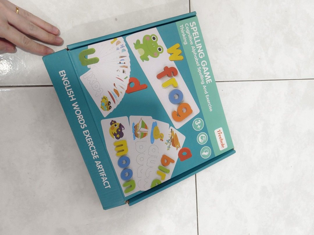 Spelling words early learning puzzle, Hobbies & Toys, Toys & Games on ...