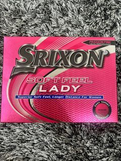 Srixon Soft Feel Lady Golf Balls in Passion Pink