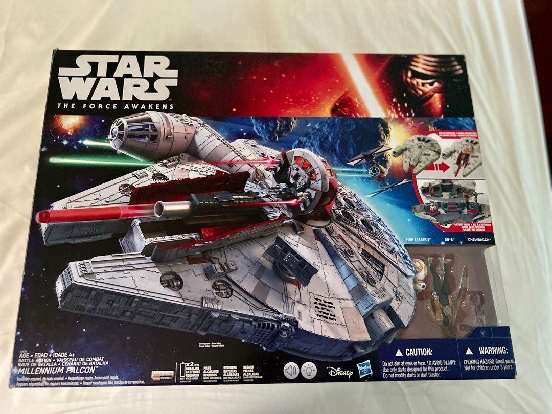 Star wars the force awakens battle action 2025 millennium falcon
