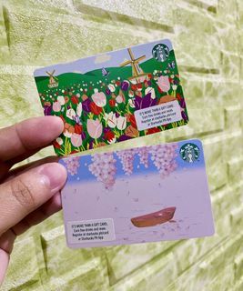 Starbucks PH Sakura & Spring cards