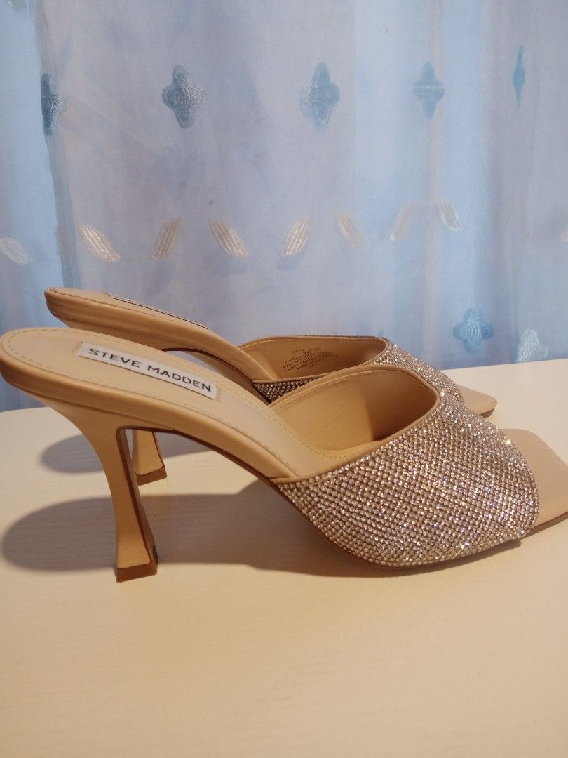 Steve madden glitter mules hot sale