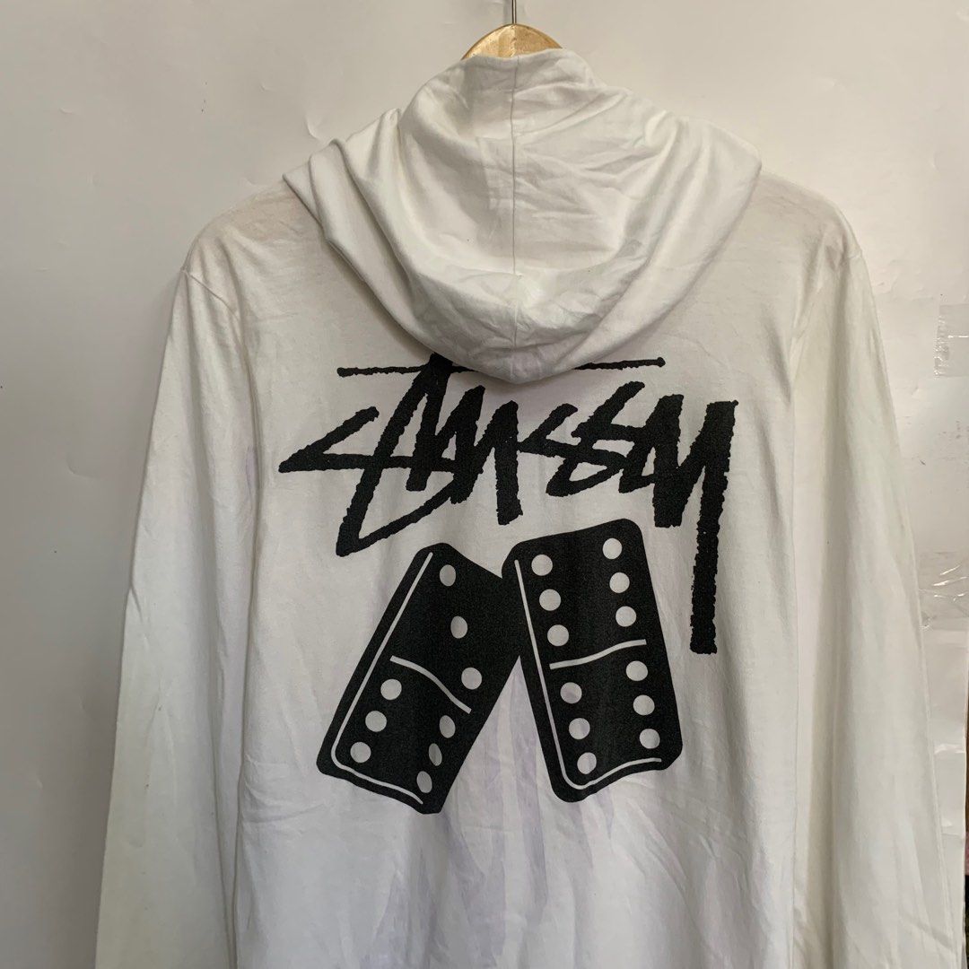 STUSSY DOMINO LONG SLEEVE HOODIE