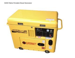 Super Watt 5000 Watts Portable Diesel Generator