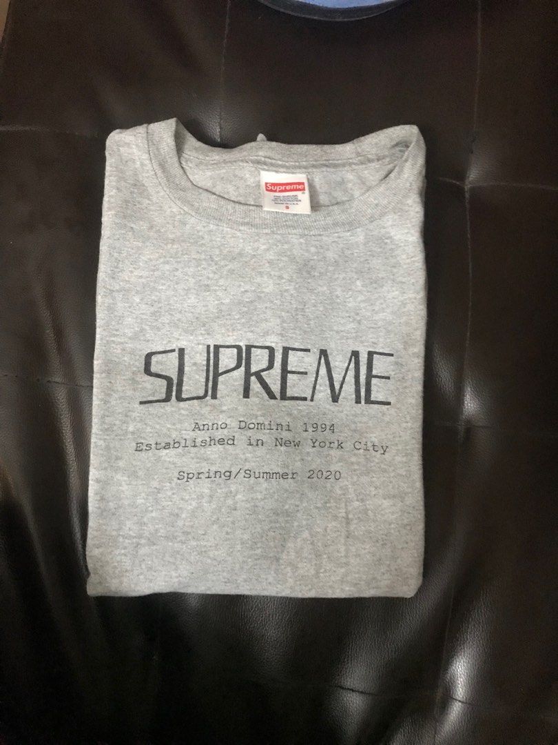 supreme anno domini tee Men s Fashion Tops Sets Tshirts Polo Shirts on Carousell
