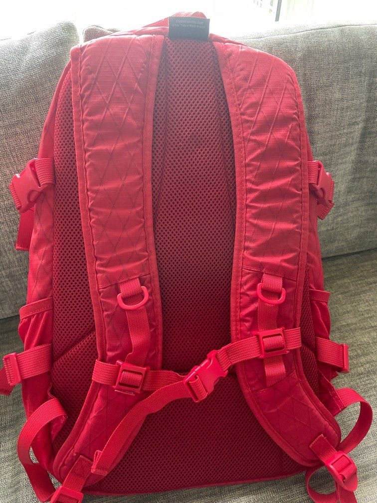 Red best sale supreme bookbag