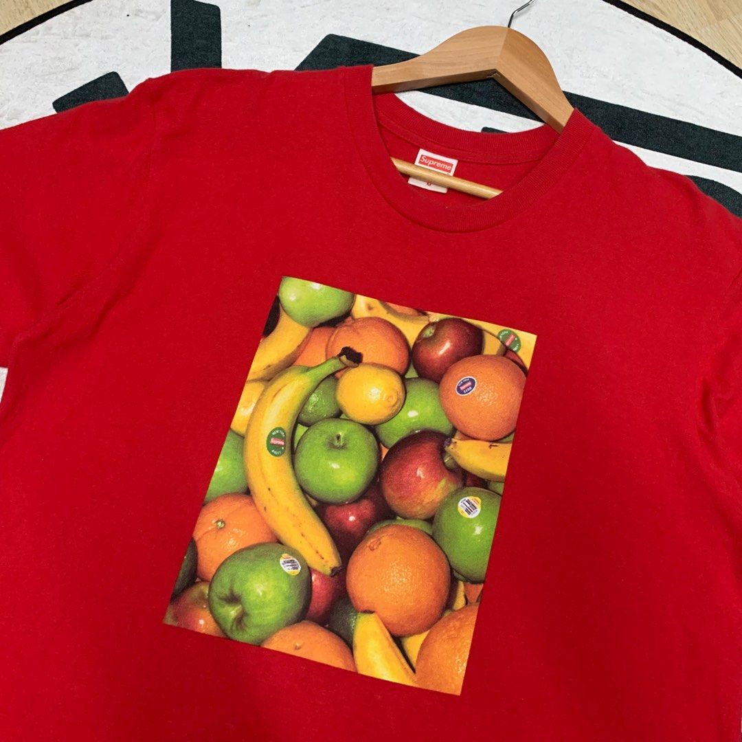 Supreme fruit tee shop red