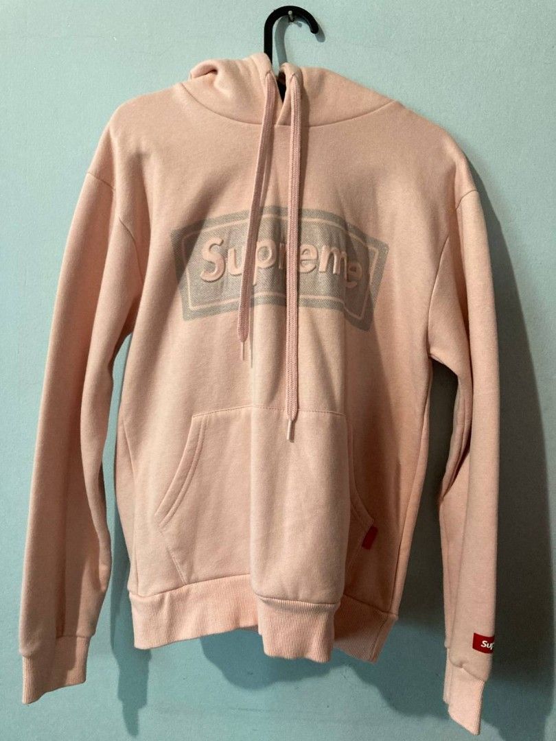 Peach supreme deals hoodie replica