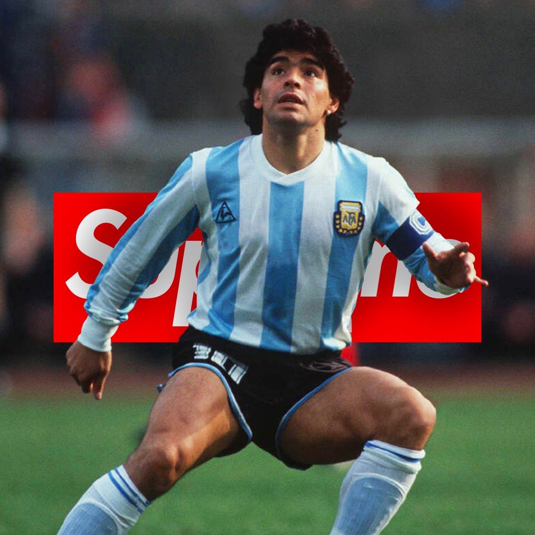 Supreme Maradona tee グレー - スーツ