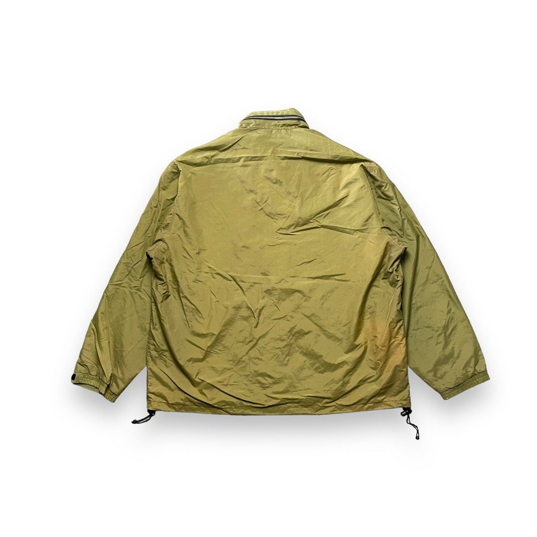 SUPREME MULTIPOCKET JACKET (Category: Coats, Jackets and Outerwear) located in Kota Bharu. Submitted by anarchyforeveranarchy (Listing ID 1288372586, Image 2). Description: Manual measurement • Chest 27.5 inches • Length 29 inches • Shoulders 22 inches • Sleeve Length 24 inches Minor tear. Faded on certain parts. One of the button crack & zip broken (refer photos) Have pocket on collar part 5 pockets in total. 4 outside 1 inside. Olive Green colo