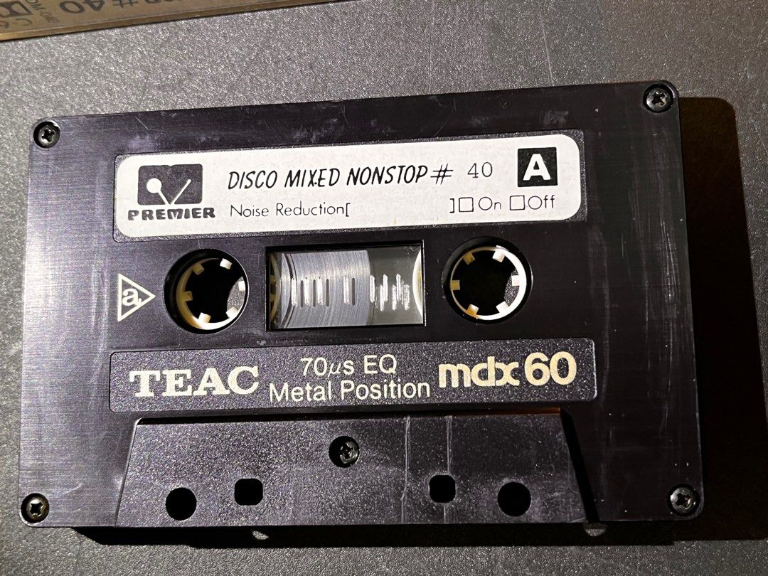 TEAC mdx 60 Metal Type IV 70 EQ Metal Position Blank Tape Cassette Hi-Fi  Recording RARE!!