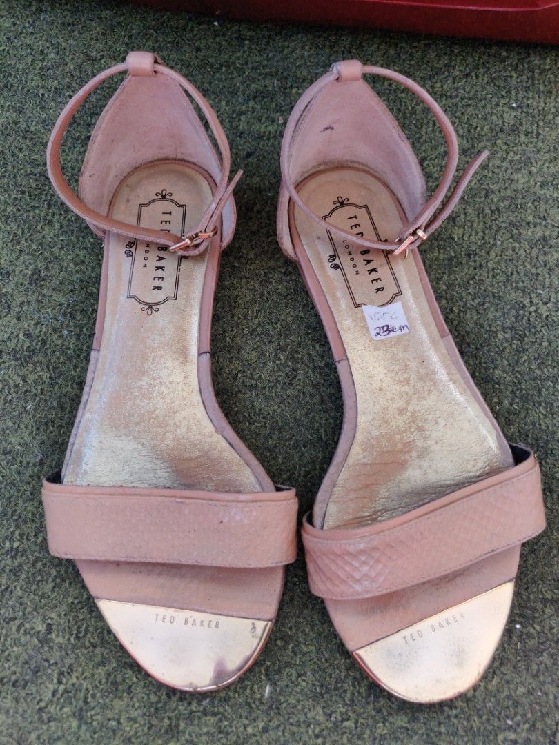 Ted Baker Ankle Strap Sandals sz 5.5 6 Women s Fashion Footwear Flats Sandals on Carousell