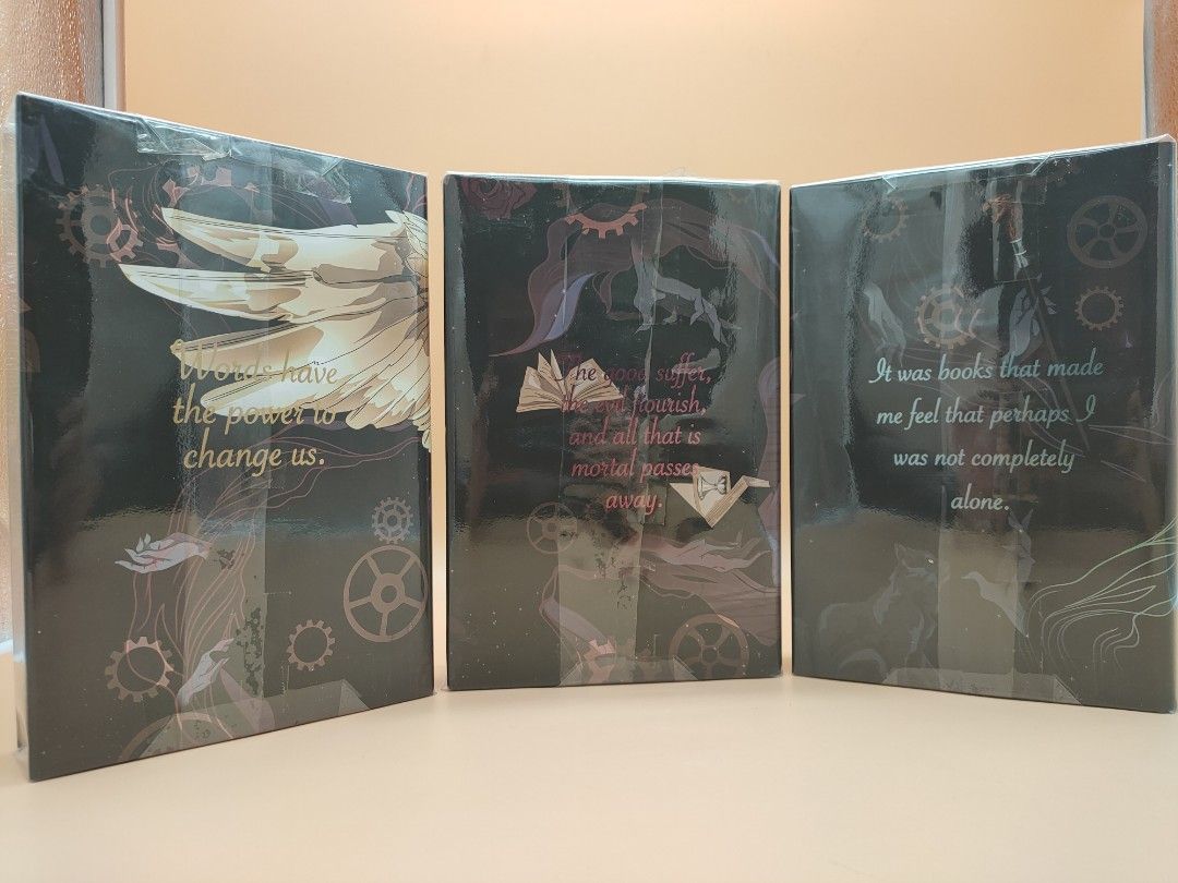 The Infernal Devices by Cassandra Clare (Hardcover) (Category: Storybooks) located in Porac. Submitted by madkarla (Listing ID 1288296850, Image 2). Description: The Infernal Devices by Cassandra Clare - Php 3500 / sold as set - Issues are tanning and foxing edges - Hardbound - with A Touch of Magic Designs Dust Jacket Includes: Book 1: Clockwork Angel Book 2: Clockwork Prince Book 3: Clockwork Princess 👉 NO to COD 👉 Message me for inquiries an