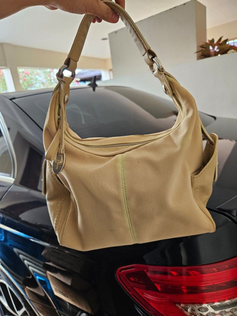 RUSH SALE Tods Canvas Shoulder Bag Japan Luxury Bags Wallets on Carousell