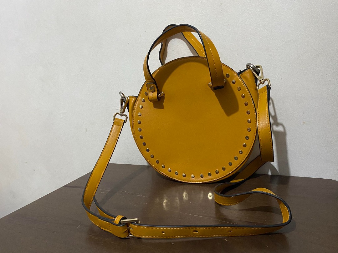 TOPSHOP Yellow Crossbody Bag