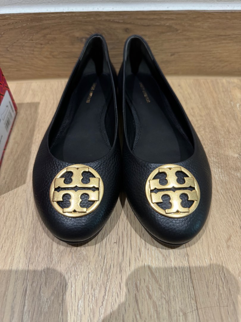 Tory Burch Chelsea ballet flats black Women s Fashion Footwear