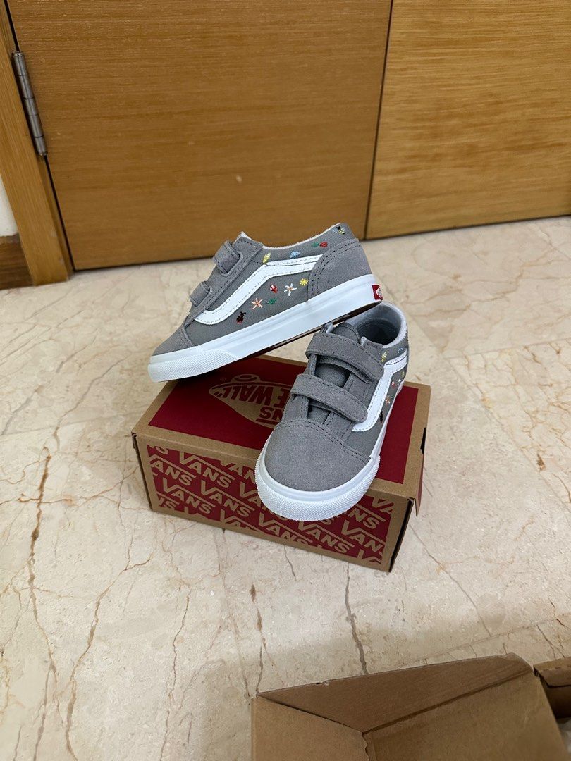 UK 8.5 UK 9.5 Vans old school v garden party drizzle Shoes
