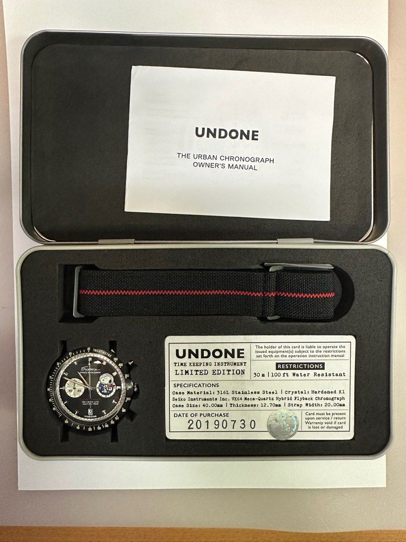 Undone X Peanuts Lunar Mission Snoopy 'Moon Heritage' Chronograph