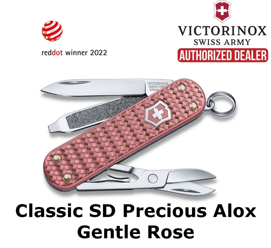 Buy Victorinox Classic SD Precious Alox 58mm, Gentle Rose, Swiss Made  (0.6221.405G) Online at Best Prices in India - JioMart.