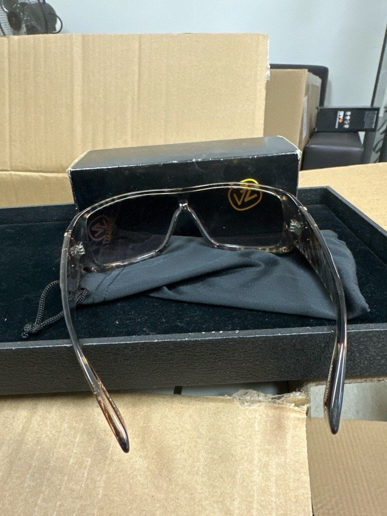 Von zipper comsat gloss clear leopard SUNGLASS bronze gradient