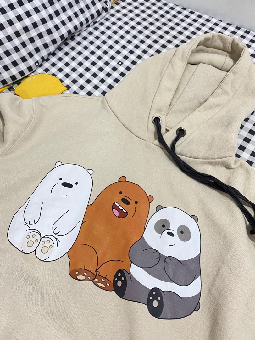 Hoodie jacket we bare bears top