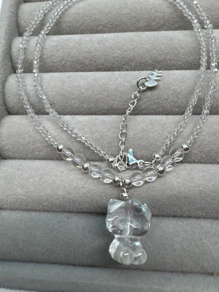 White crystal jewellery outlet