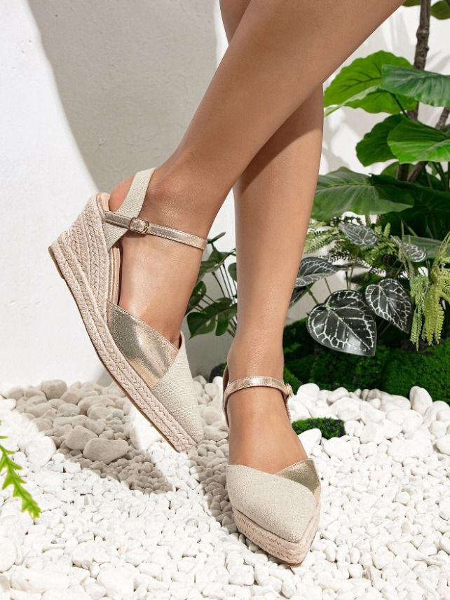 Wedge pumps with new arrivals ankle strap