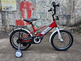 Xaming kids bike size 16 and 20 with training wheels