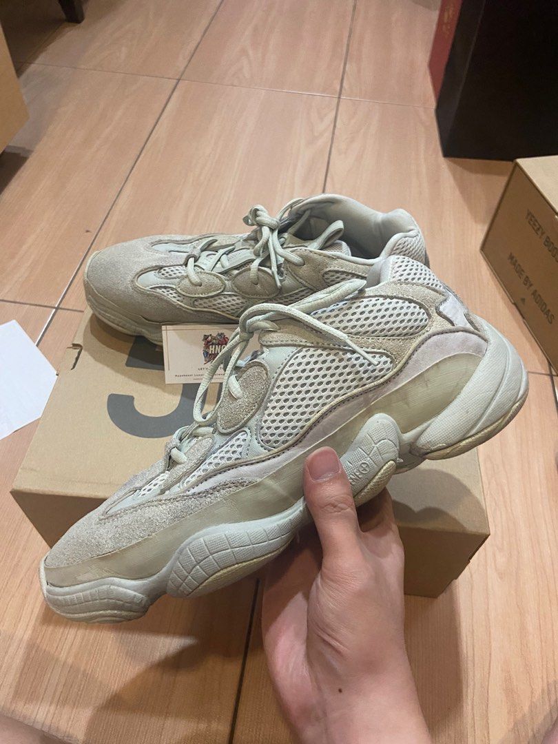 Yeezy 500 salt on foot on sale