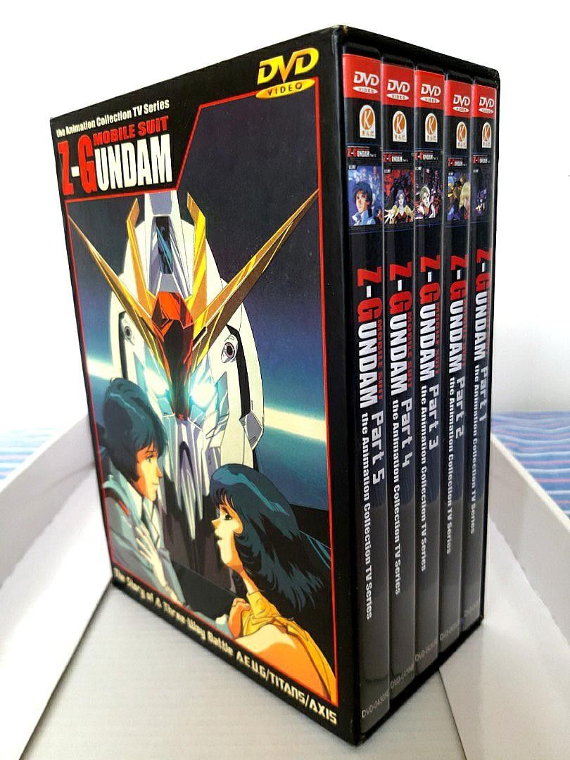 Z Gundam 鋼彈高達DVD Box Set 日語繁體中文字幕, 興趣及遊戲, 音樂 