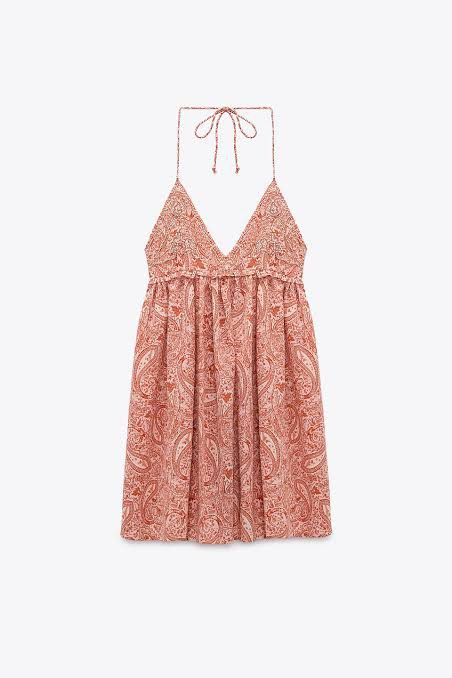 beaded mini dress zara Zara Zara BEADED MINI DRESS 49.90