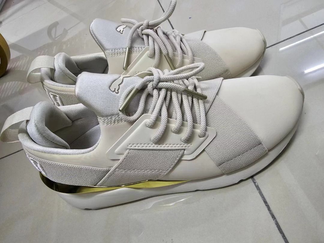 Puma muse metal 2025 womens yellow