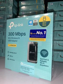 300Mbps Mini Wireless N USB WiFi Adapter
TP-Link TL-WN823N 

476.00