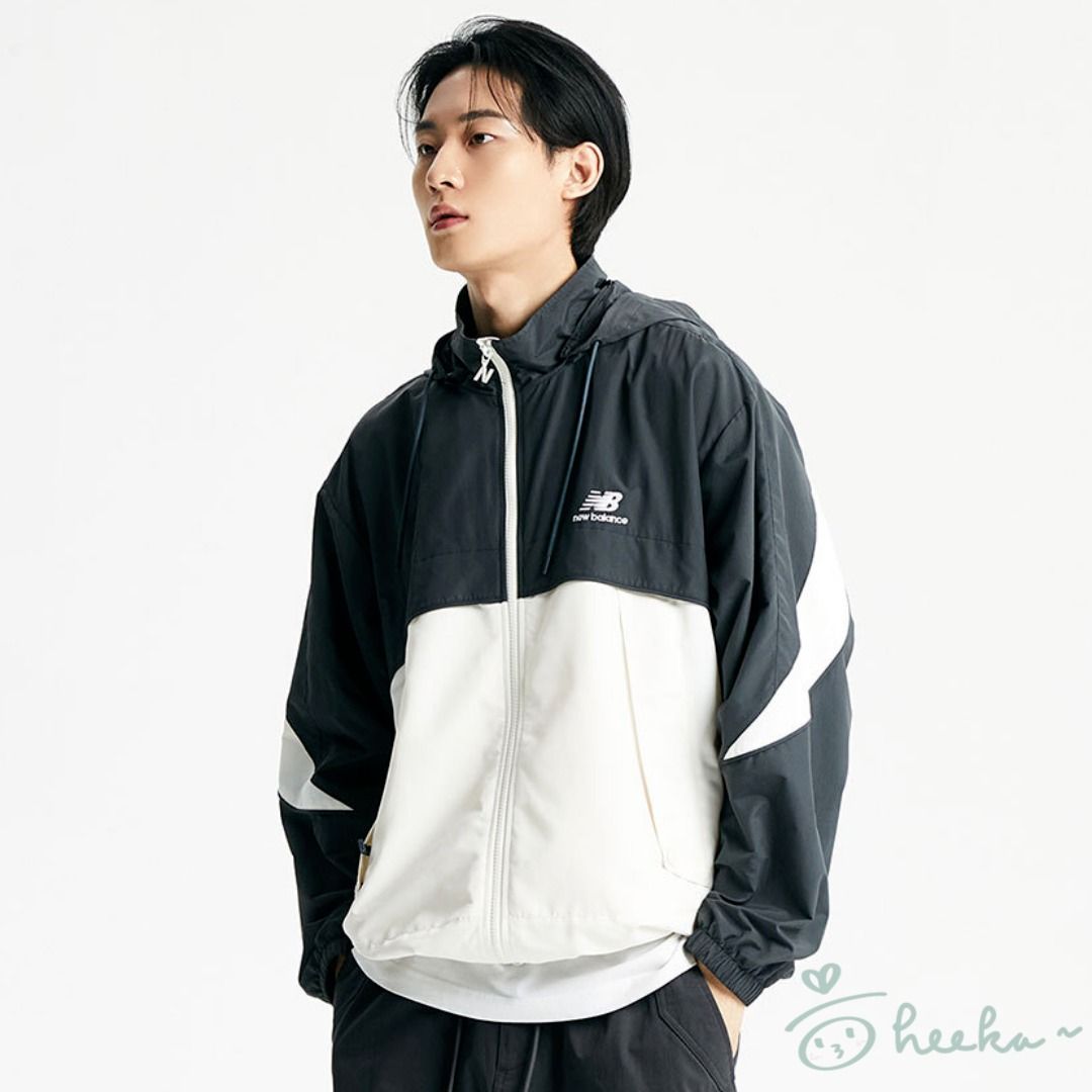 韓国発 IU着用!!【New Balance】UNI Color Block Warm-up Jacket 韓国発 IU着用!!【New Balance】UNI Color Block Warm-up Jacket
