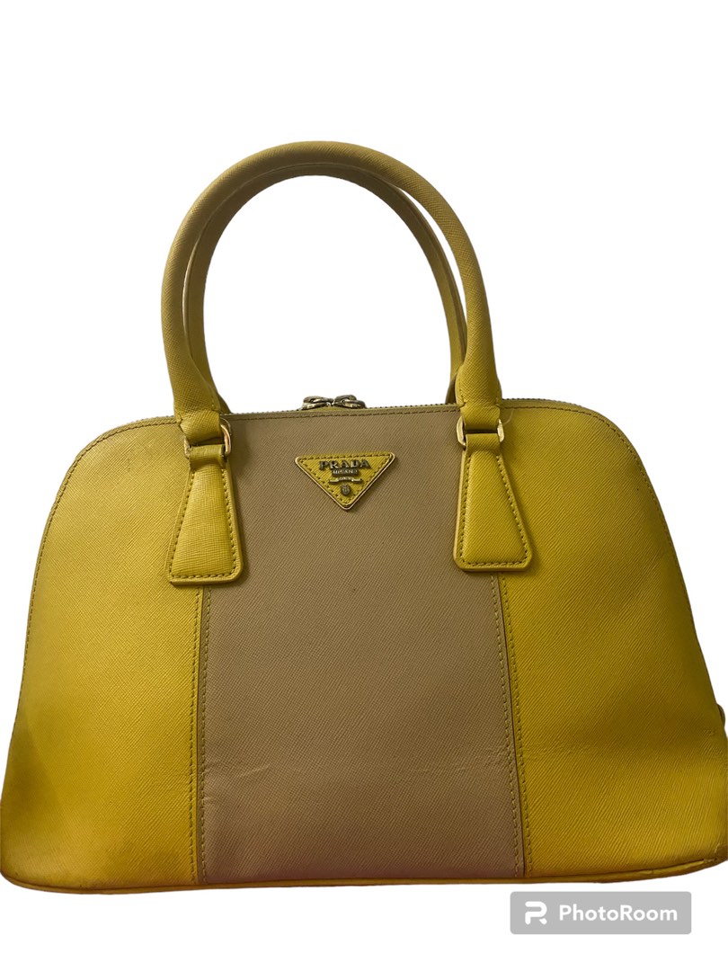 Prada mustard 2025 bag