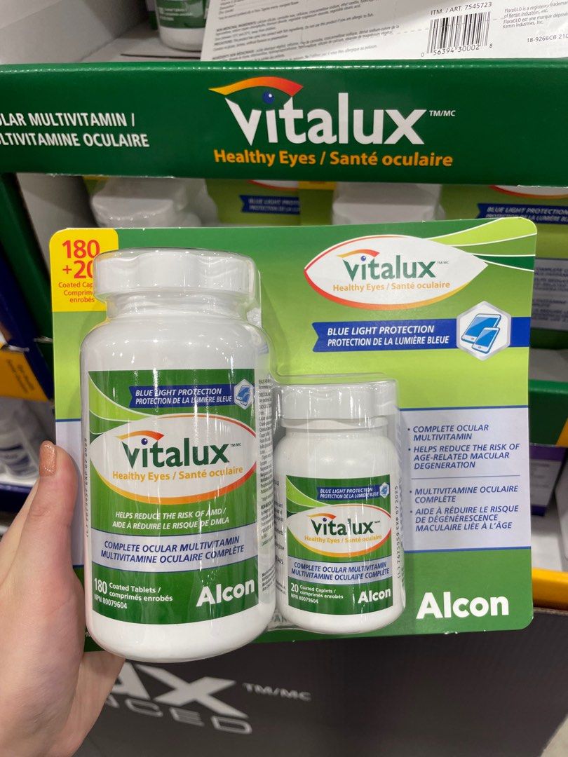 Vitalux Healthy Eyes Ocular Multivitamin 護眼綜合維他命 180粒 + 20粒裝, 健康及營養食用品 ...