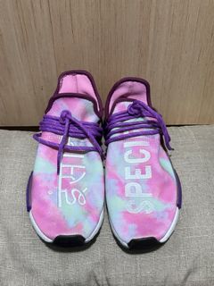 Affordable human race pink glow For Sale Sneakers Carousell Singapore