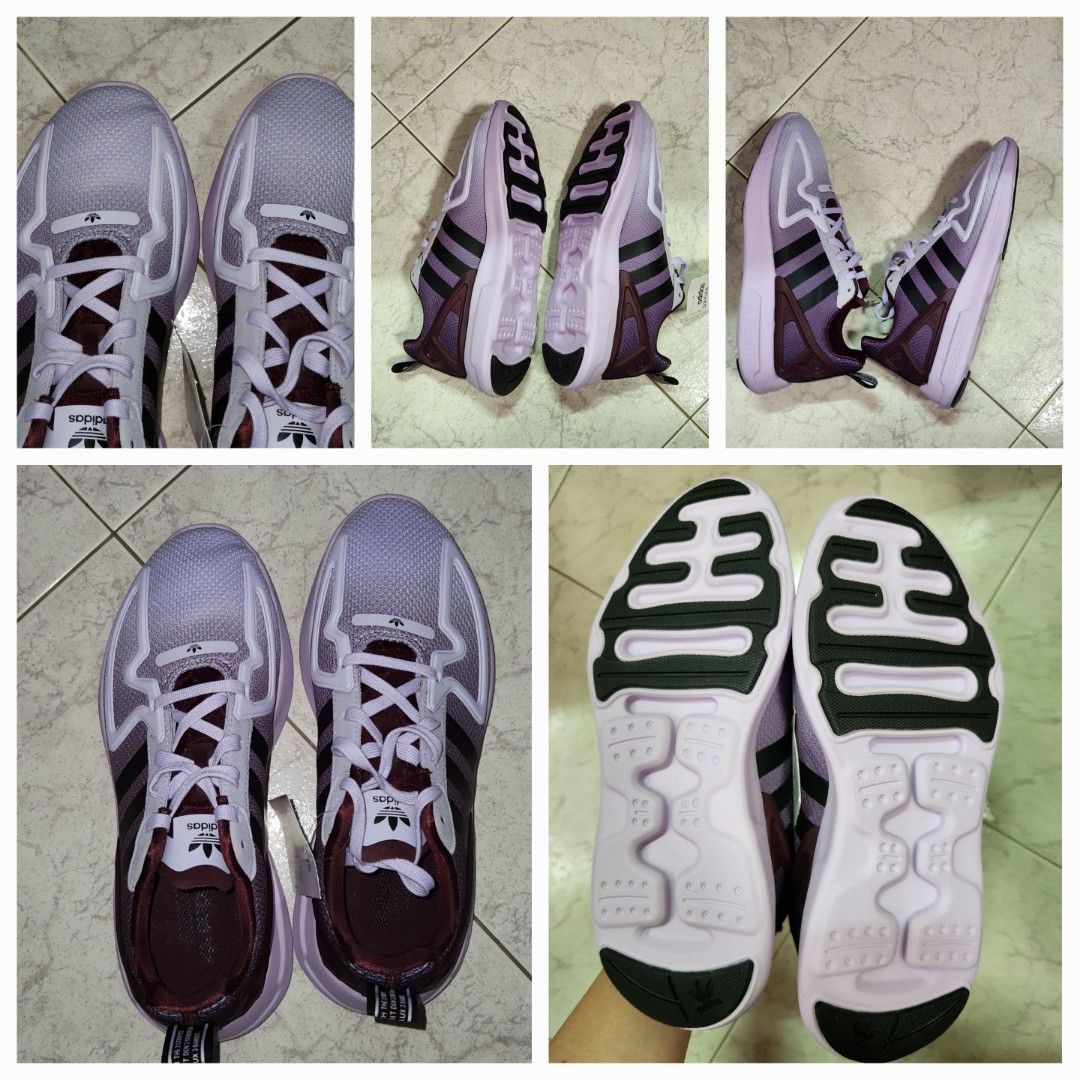 adidas ORIGINALS ZX 2K Flux Shoes Women Purple Sneaker FV8630